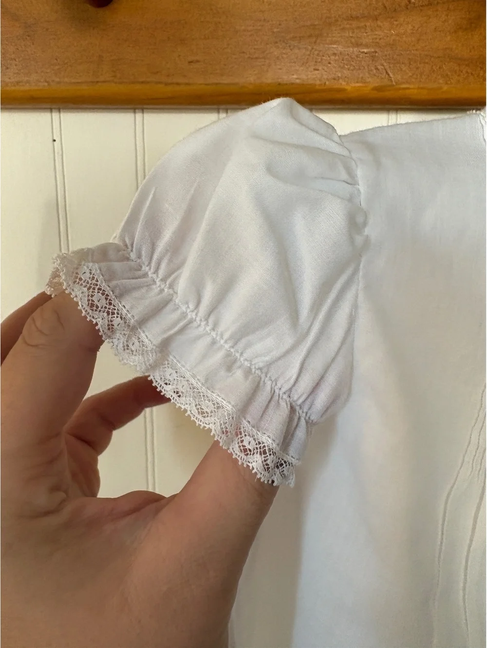 Feltman Brothers white baby gown